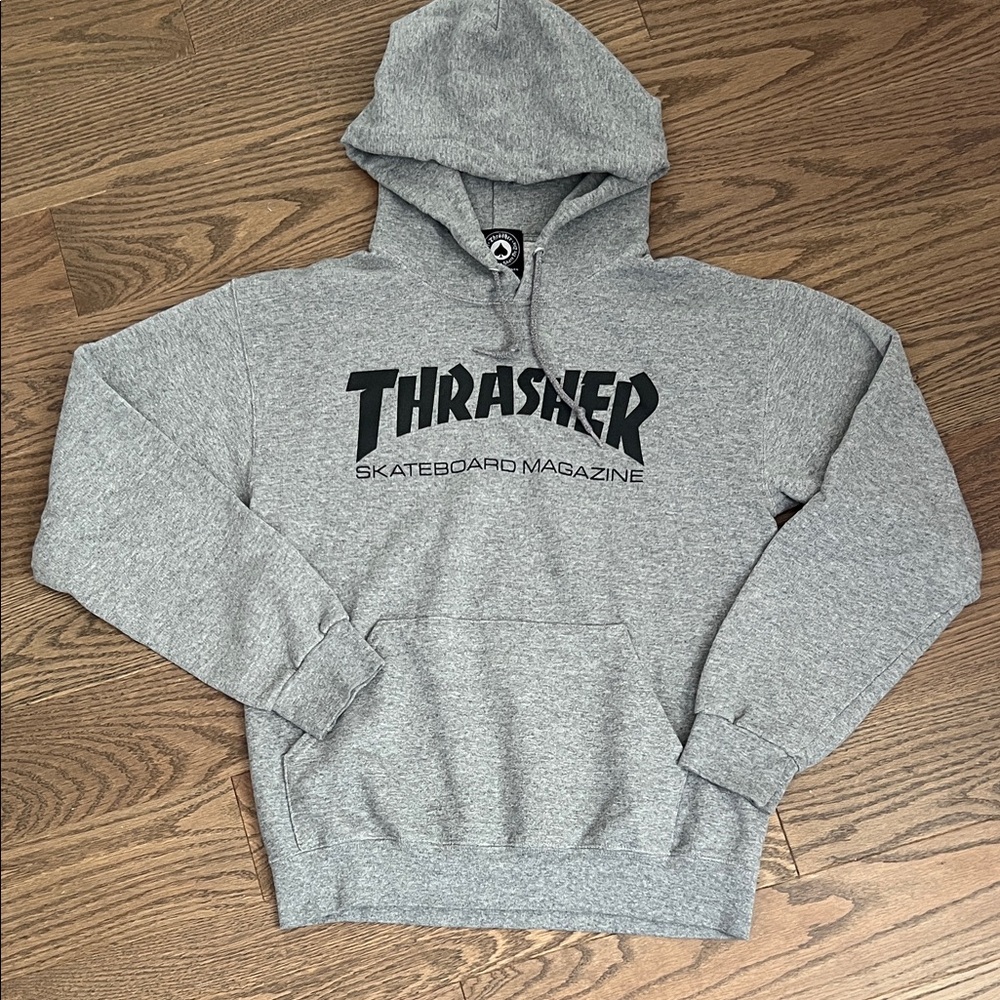 Bots Thrasher Heather Gray Skate Hoodie